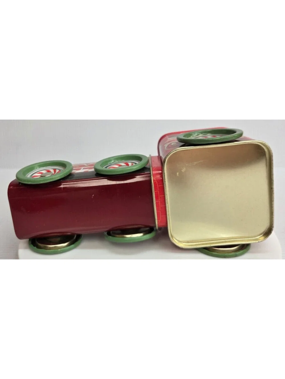 North Pole Railways 1225 Christmas Train Tin Holiday Express Metal LocomotiveVTG